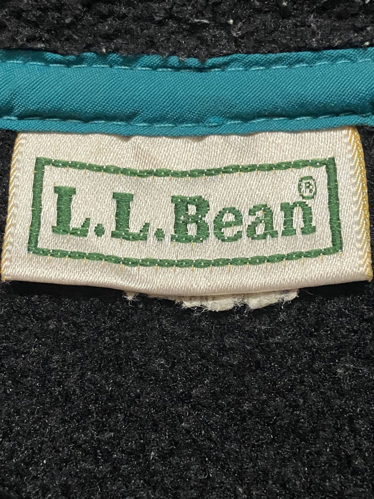 L.L. Bean × Vintage Vintage LL.Bean Half Button Fleece Sweatshirt Size US L / EU 52-54 / 3 - 3 Thumbnail