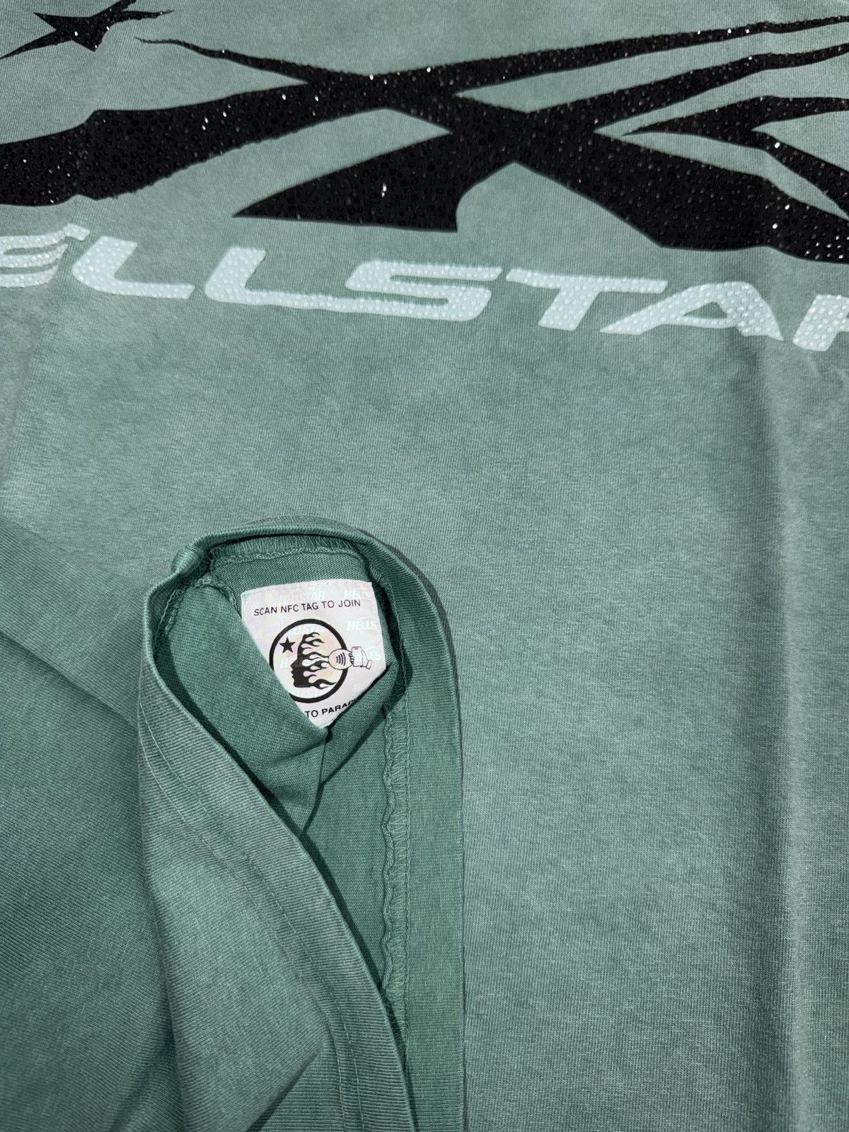 HELLSTAR Hellstar Sports Logo Rhinestone T-shirt Size US XL / EU 56 / 4 - 6 Thumbnail