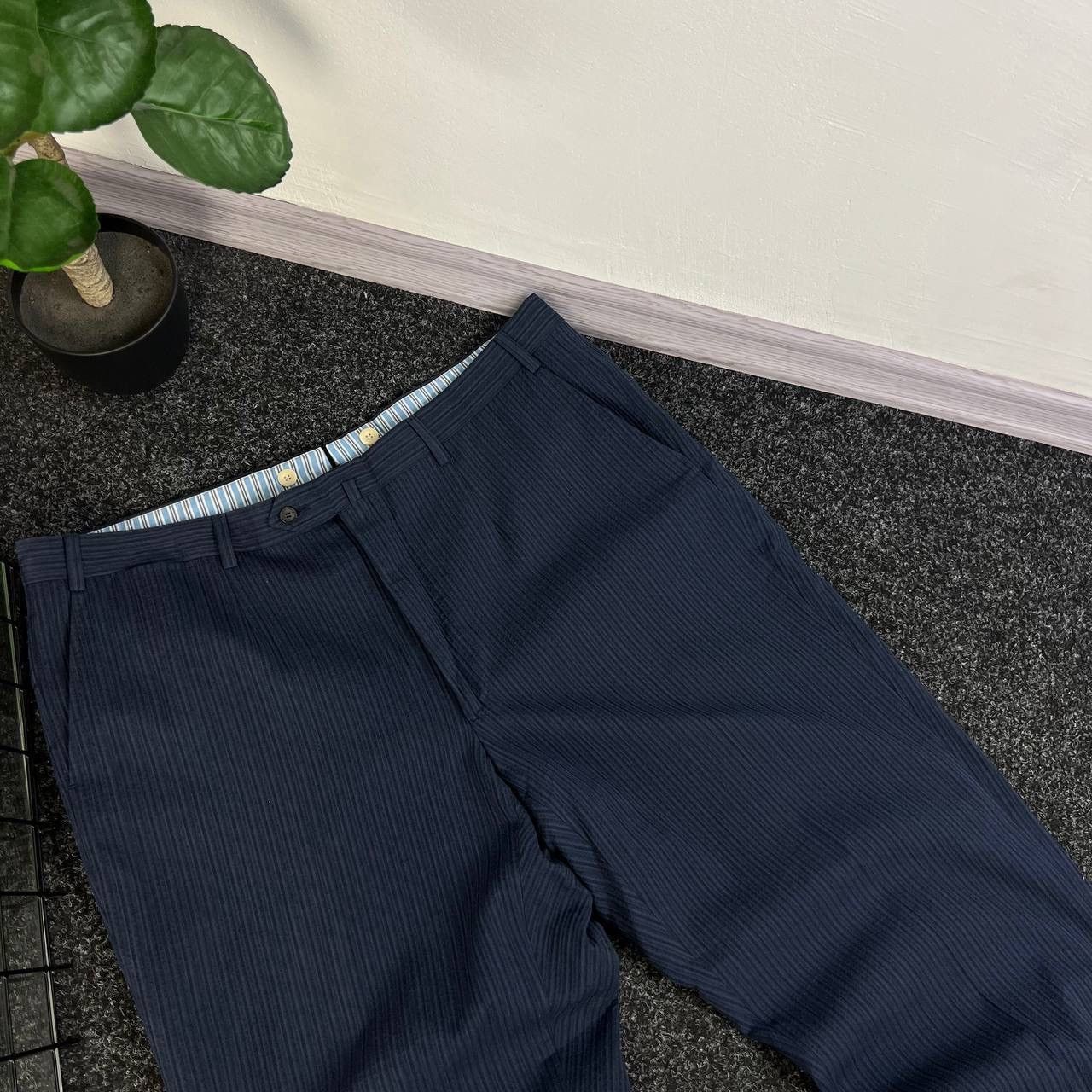 Isaia Isaia Argento Napoli Trousers Wool Big Size Italy Modern Fit Size US 38 / EU 54 - 3 Thumbnail