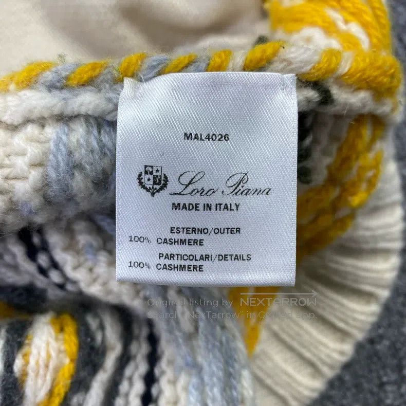 Loro Piana Loro Piana Colorful Fair Isle Knit Zip-Up Cardigan Size XS / US 0-2 / IT 36-38 - 5 Thumbnail