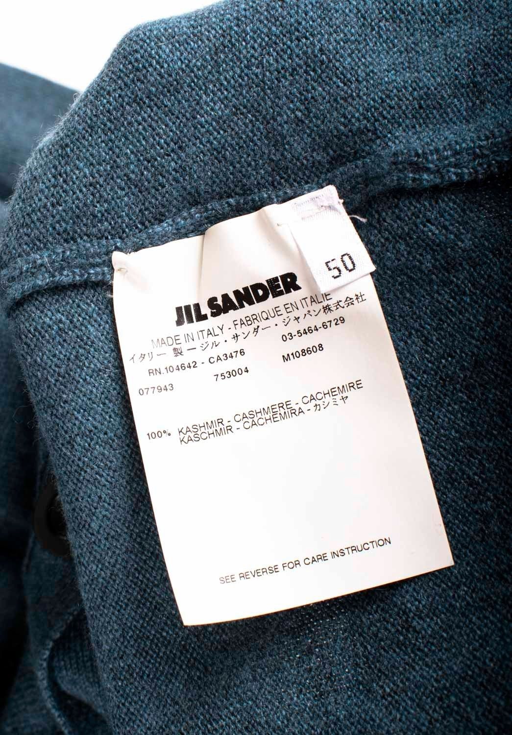 Jil Sander Jil Sander Men Sweater Cashmere Cardigan Raf Simons, Large Size US L / EU 52-54 / 3 - 7 Thumbnail