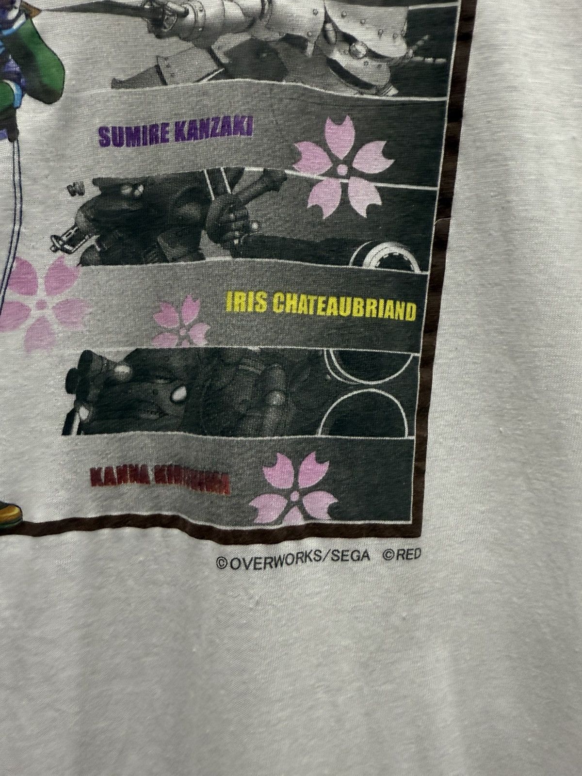 Anime × Optic Gaming × Vintage Vintage 90s Sakura Shingun Wars Video Game Japan Tee Size US M / EU 48-50 / 2 - 4 Thumbnail