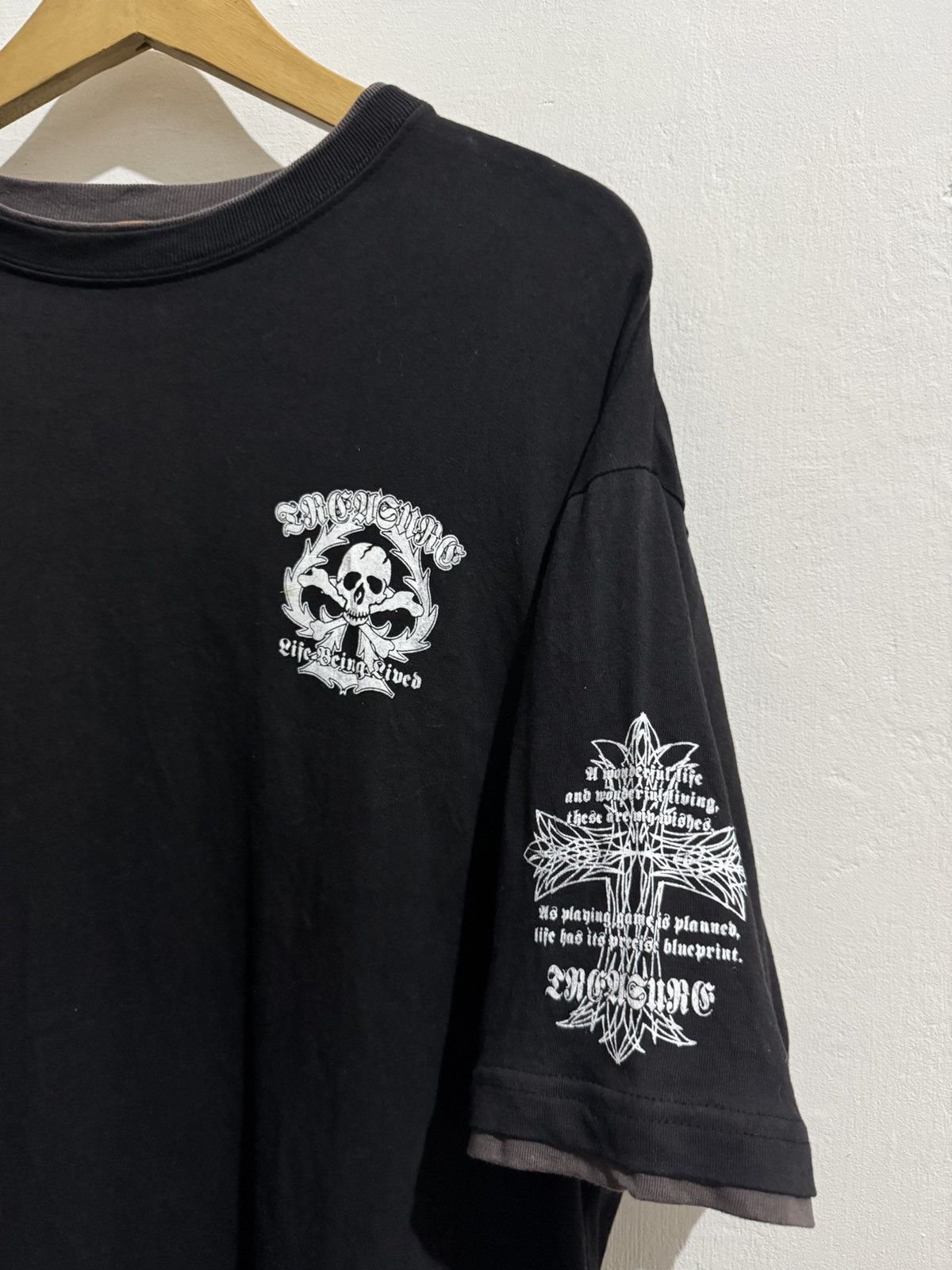 Hysteric Glamour Y2k Smack skull double layer ifsixwasnine tshirt Size US XL / EU 56 / 4 - 4 Thumbnail