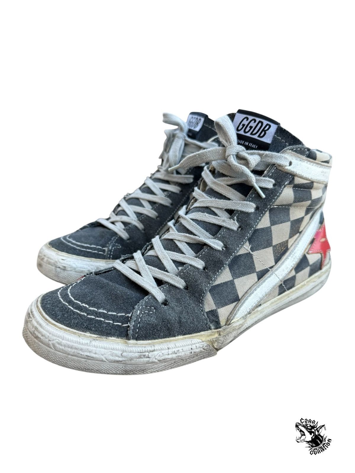 Golden goose hightop skate sneakers