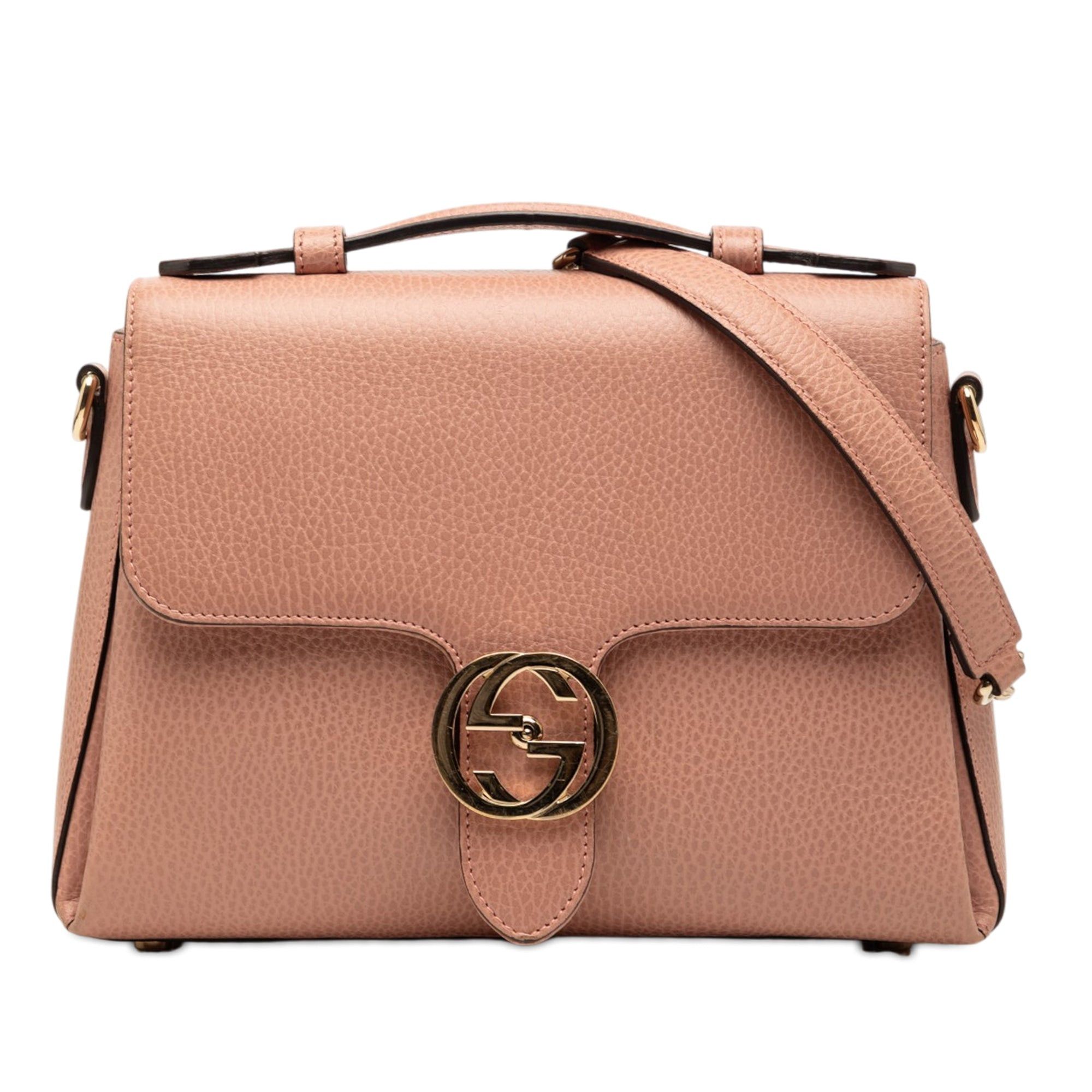 Gucci Small Dollar Calf Interlocking G Satchel Size ONE SIZE - 1 Thumbnail
