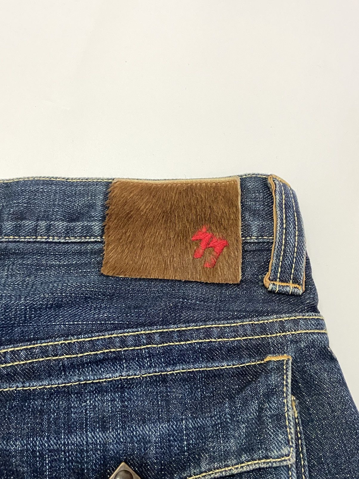 Japanese Brand SKULL FLIGHT SS BOOTCUT JEANS Size US 33 - 9 Thumbnail