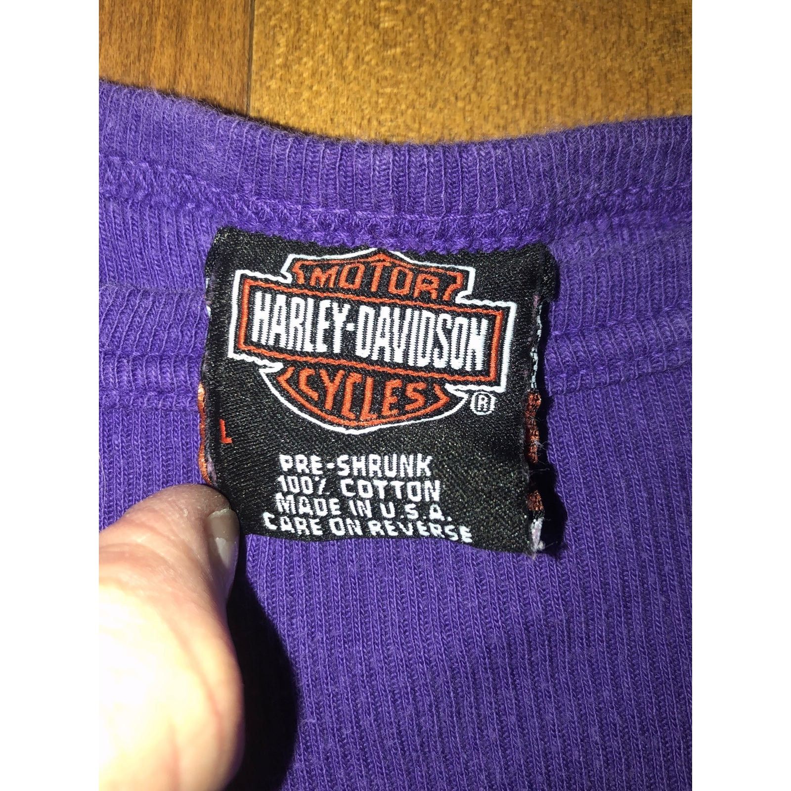 Harley Davidson Harley Davidson T-shirt 3 tank tops black gray purple large Size L / US 10 / IT 46 - 12 Thumbnail