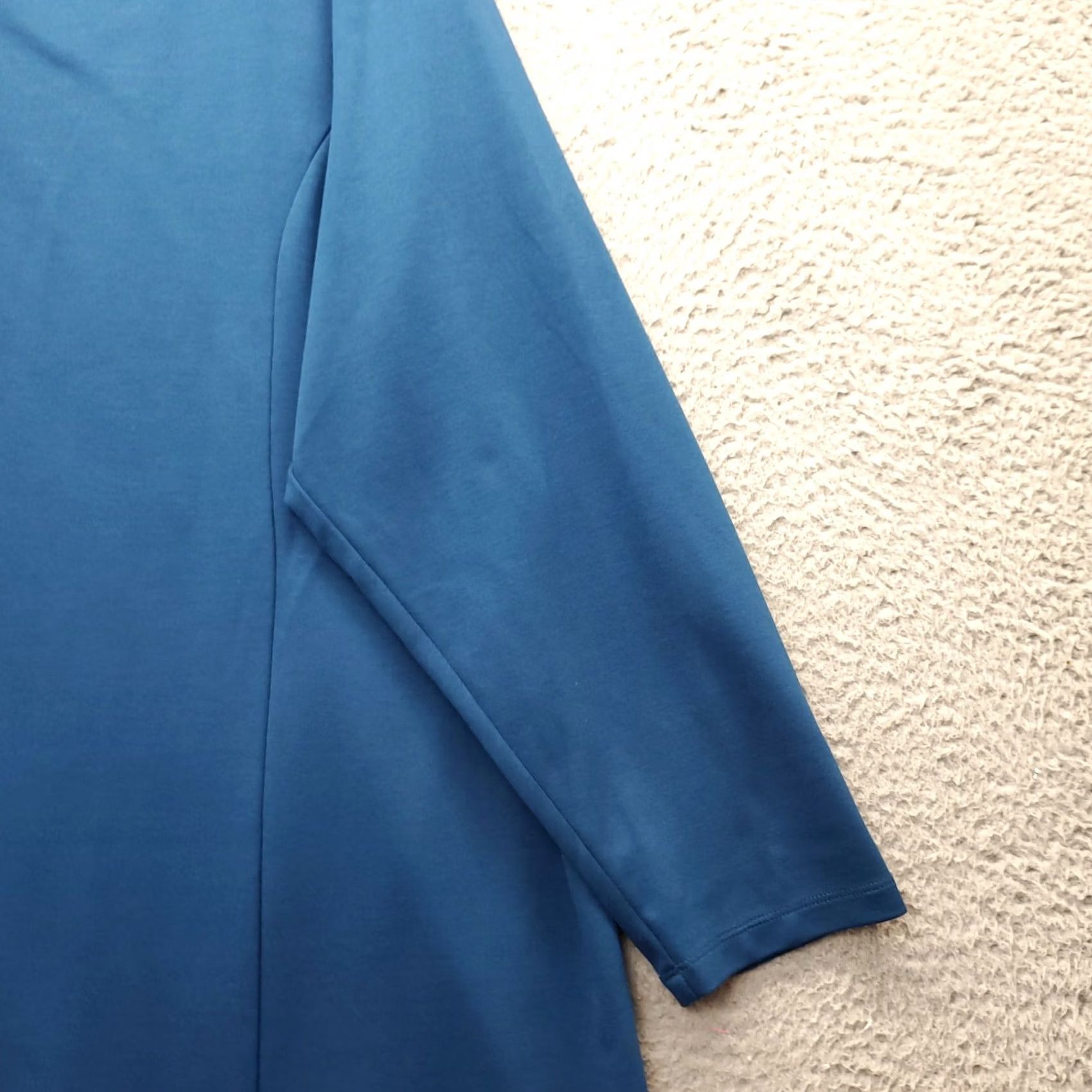 Vintage Susan Graver Long Maxi Dress Womens 3X Blue Round Neck Zipper Beaded Embellished Dress Maxi Womens Size 3X Blue Size XXL / US 16-18 / IT 52-54 - 4 Thumbnail