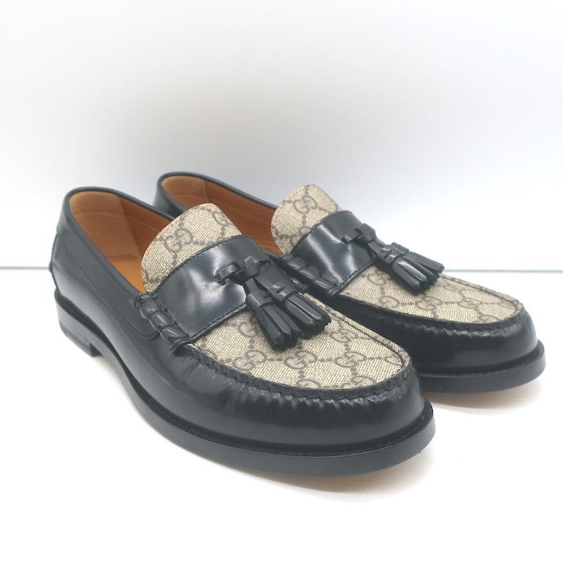 Gucci Gucci Kaveh GG Supreme Tassel Loafers Size 7.5 NEW Size US 10.5 / EU 43-44 - 1 Thumbnail
