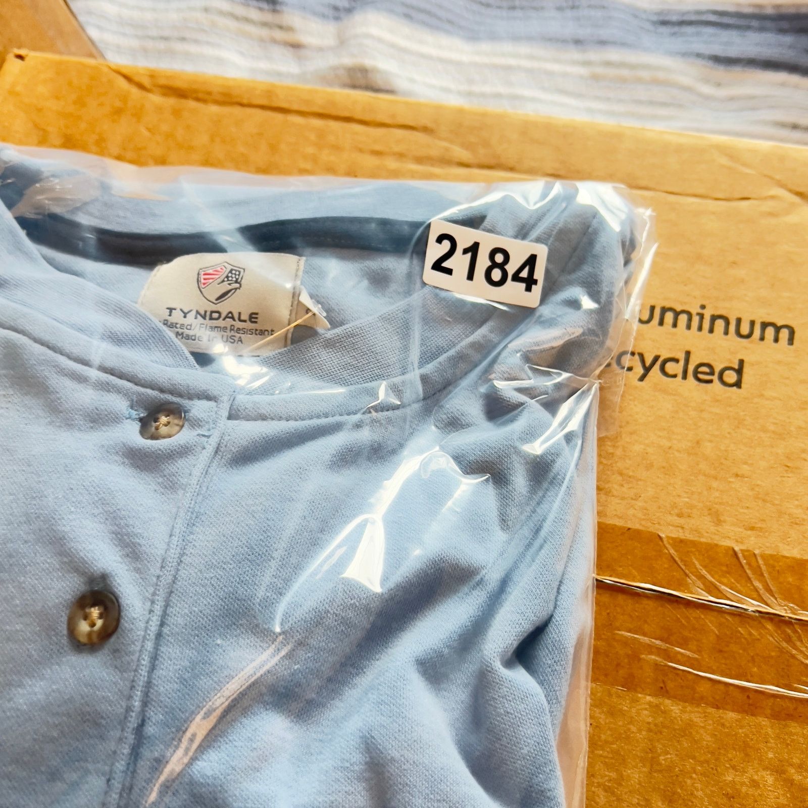 Other Tyndale FRMC Henley Shirt 2X Bl Long Pocket Safety Electric Size US XXL / EU 58 / 5 - 12 Thumbnail