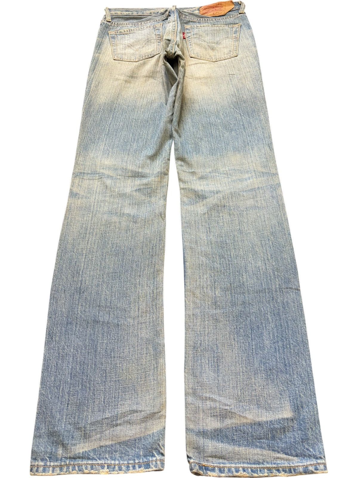 Levi's Vintage 90s Levis 501 Rusty Wash Distressed Jeans Size 27" / US 4 / IT 40 - 2 Thumbnail