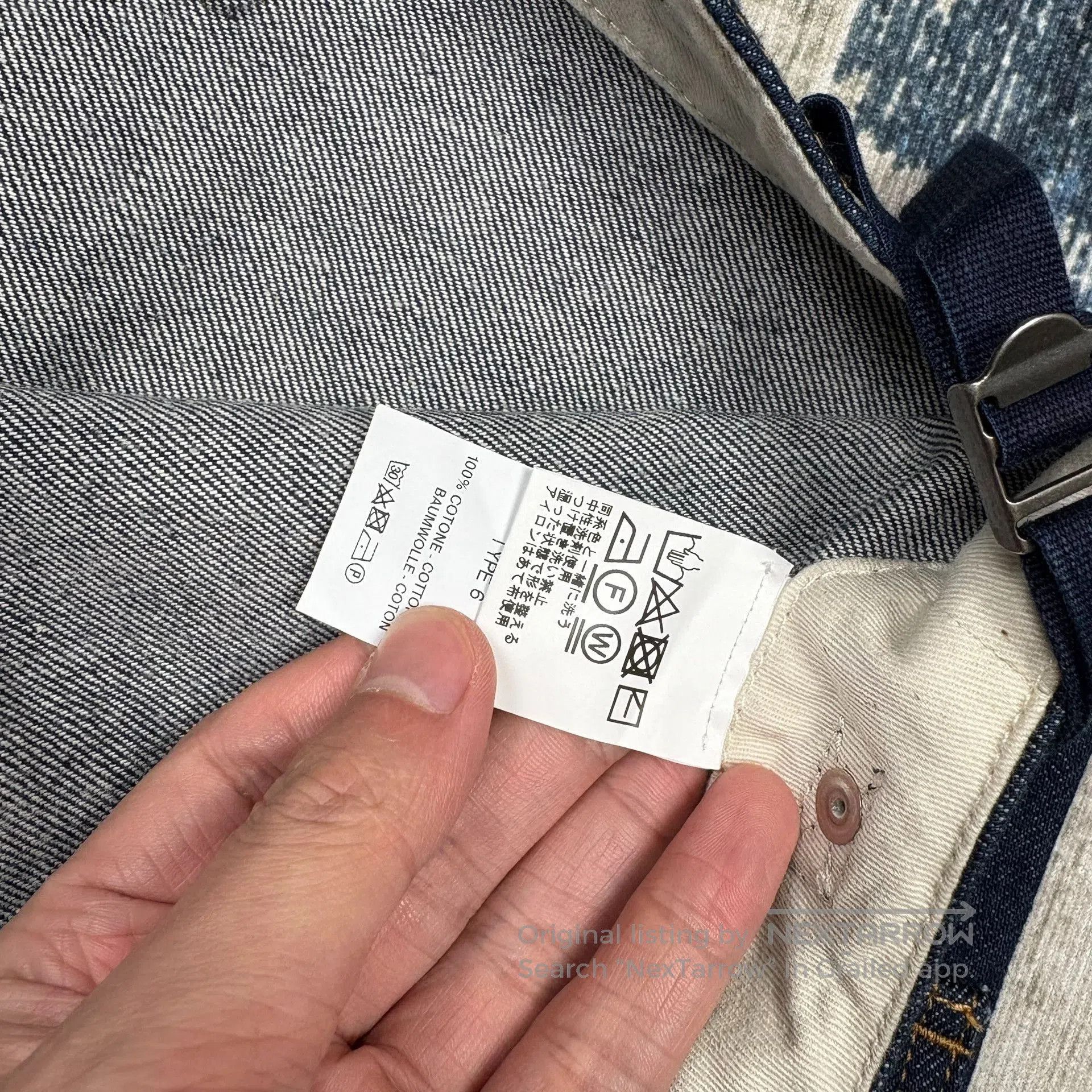 Other PEPPINO TYPE6 Denim Overalls. Size 31" - 4 Thumbnail