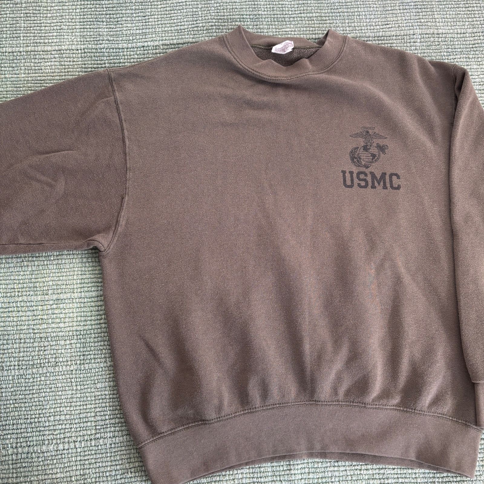 Vintage Vintage OD Green USMC Military Sweatshirt Sz M Size US M / EU 48-50 / 2 - 4 Thumbnail