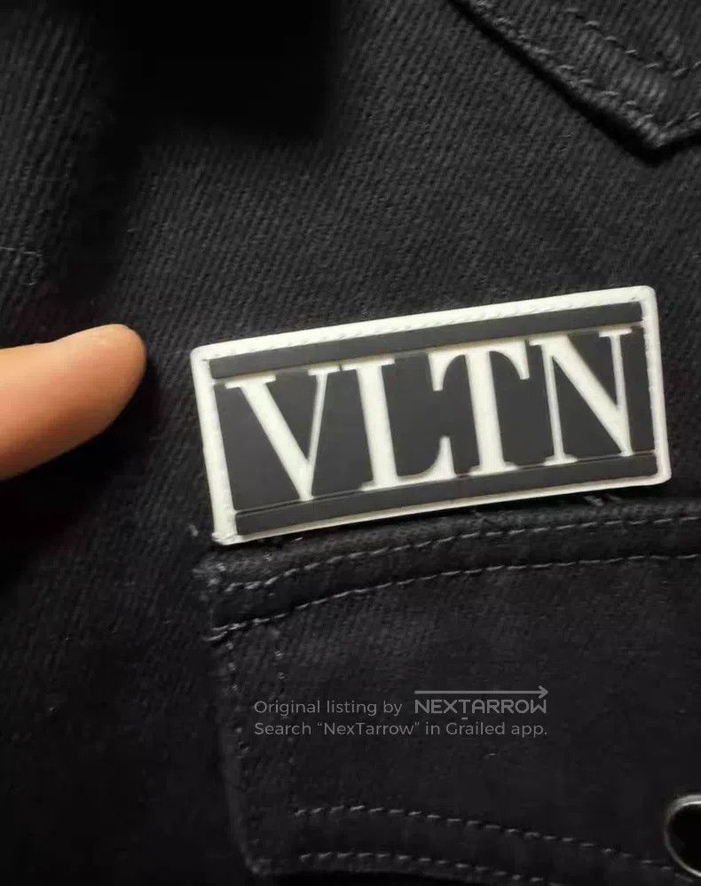 Valentino Valentino Logo denim jacket Size US M / EU 48-50 / 2 - 2 Thumbnail