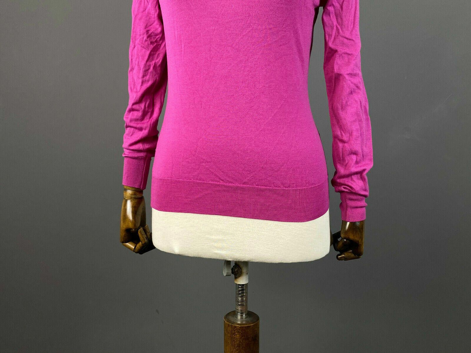 John Smedley John Smedley Pink Merino Wool V-Neck Sweater Size M Size M / US 6-8 / IT 42-44 - 3 Thumbnail
