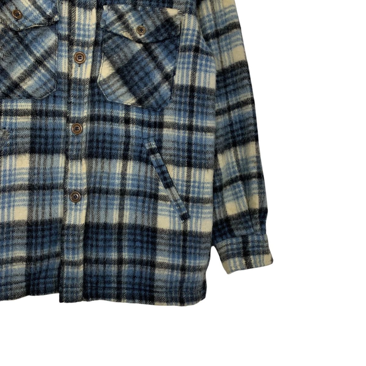 Van 90’s VAN JAC Workwear Blue Tartan Flannel Jacket #2303-C102 Size US L / EU 52-54 / 3 - 4 Thumbnail