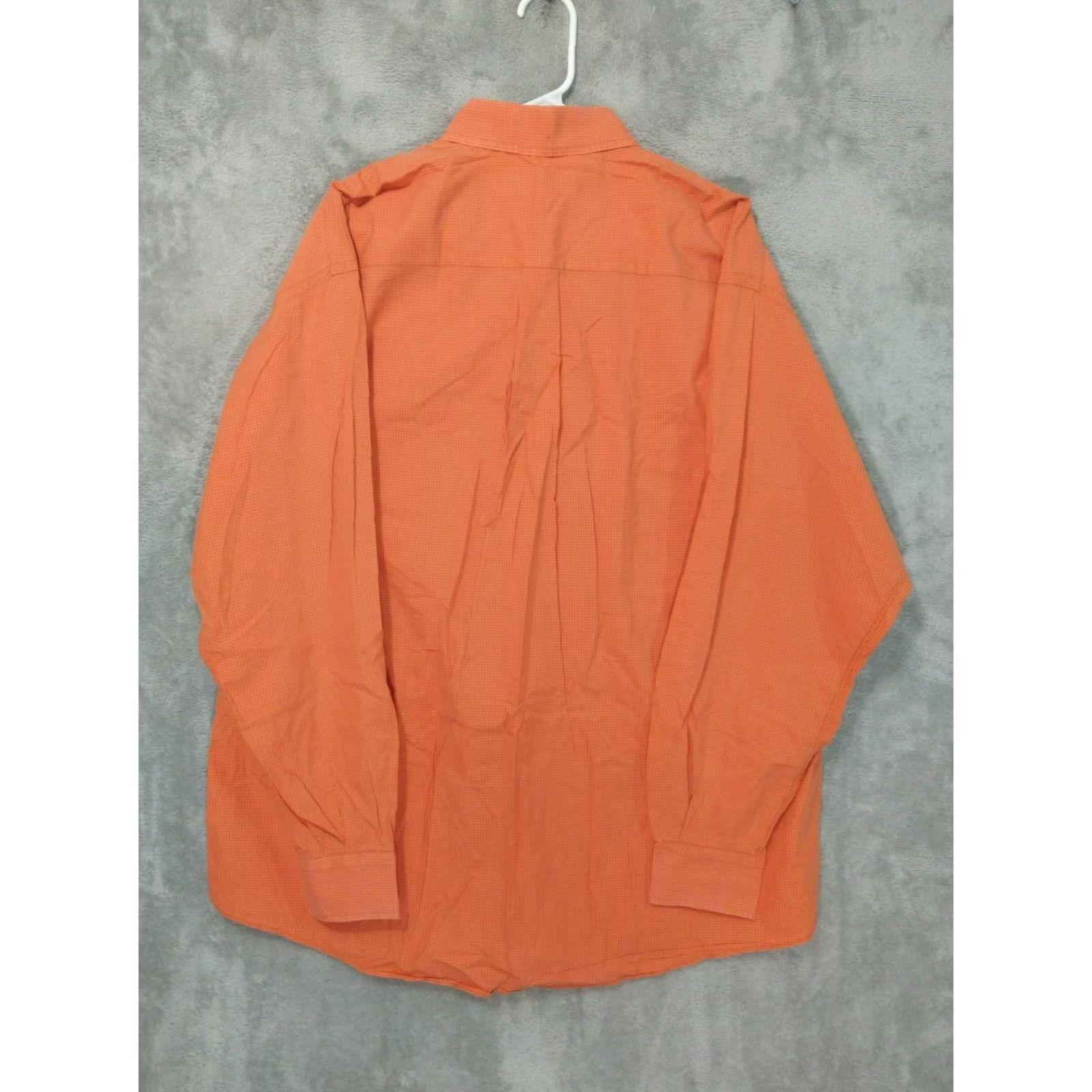 Vintage VINTAGE Bullock & Jones Shirt Mens XL Orange Checks Button-Down Long Sleeve Casual USA Size US XL / EU 56 / 4 - 2 Thumbnail