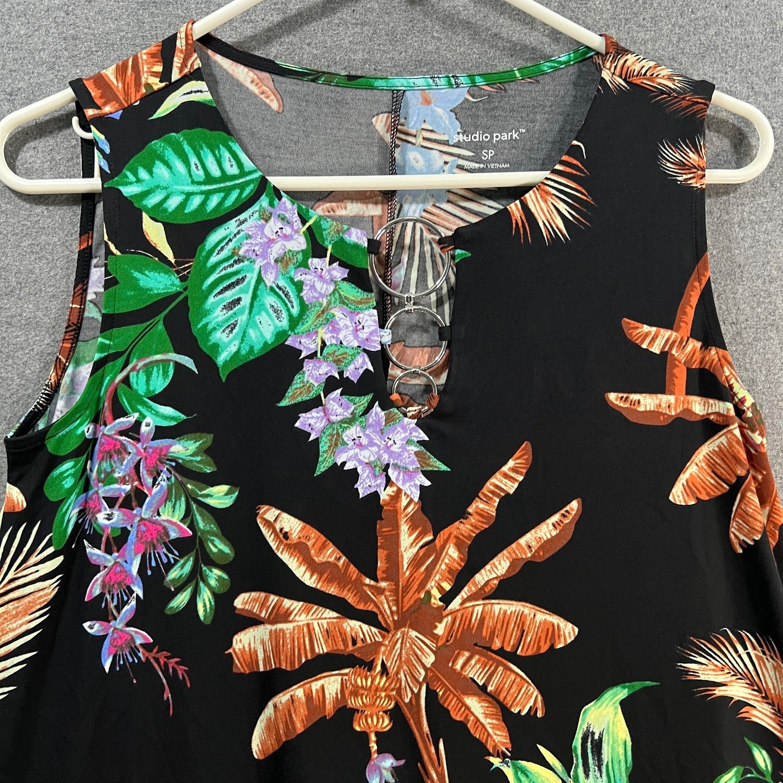 Other Studio Park x Jane Treacy Petite Tropical Hardware Dress Size S / US 4 / IT 40 - 4 Thumbnail