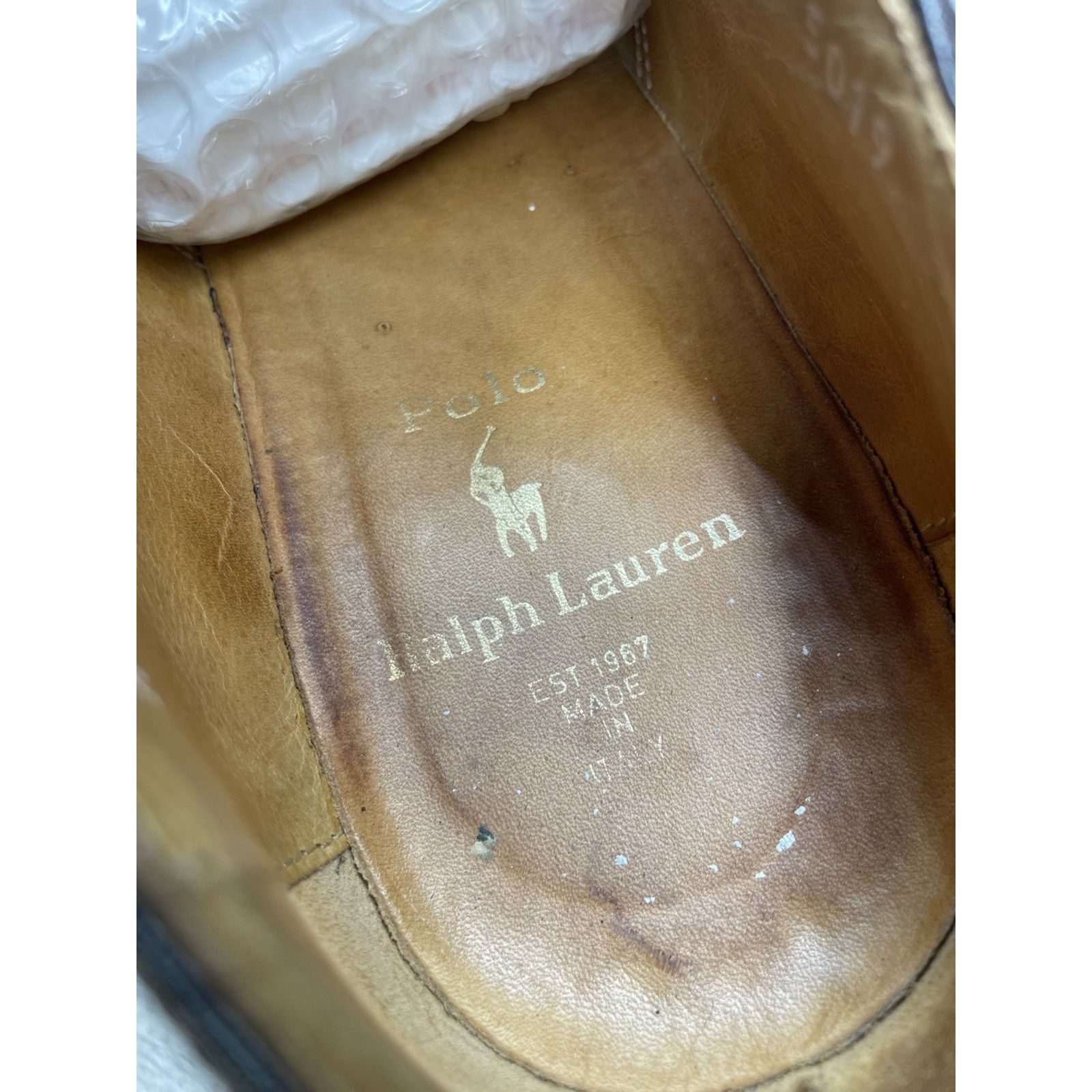 Ralph Lauren Polo Ralph Lauren Brown Leather Cap Toe Wingtip Oxford Dress Size US 10 / EU 43 - 9 Thumbnail