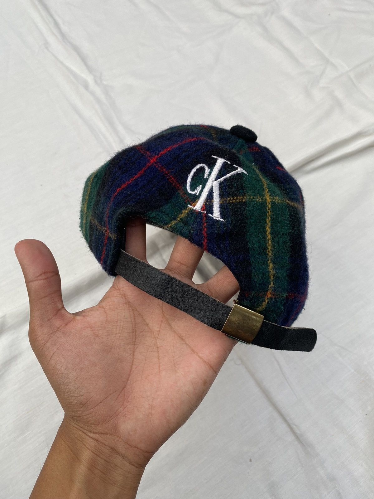 Calvin Klein × Vintage Vintage Calvin Klein Chekered Cap Size ONE SIZE - 6 Thumbnail