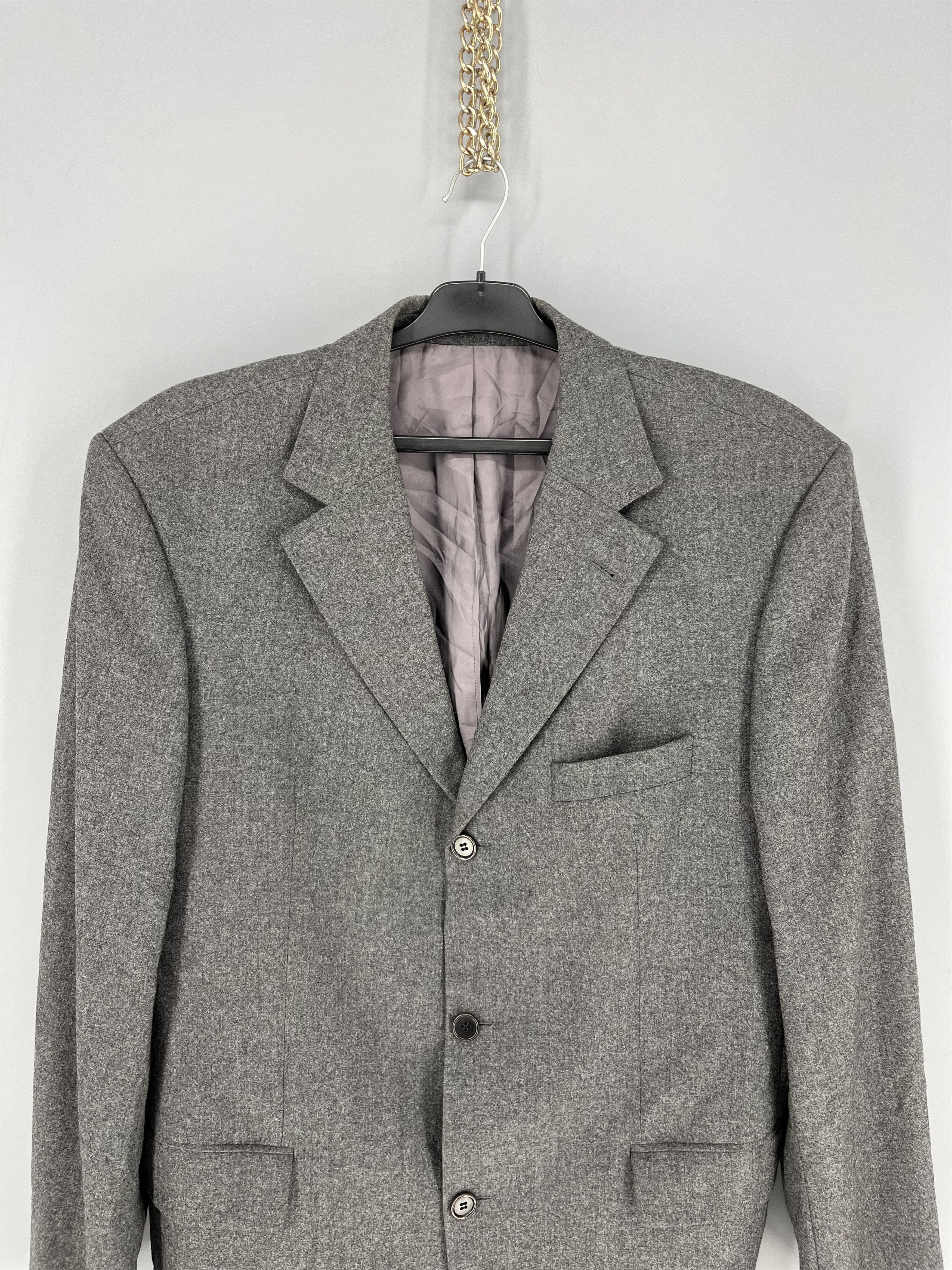Hugo Boss HUGO BOSS Loro Piana Mens Wool Cashmere Blend Sports Blazer Size 50R - 6 Thumbnail