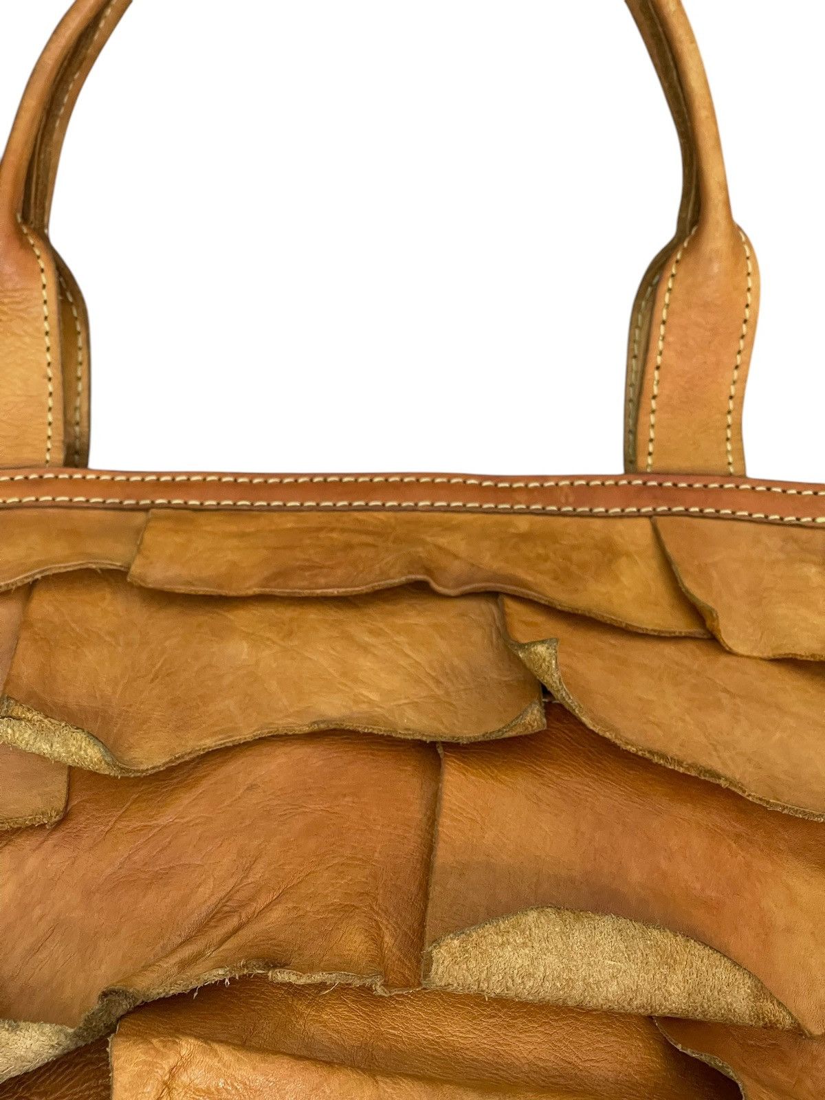 Genuine Leather Full Leather Patina Peaks Peak Japan Tote Shoulder Bag 1🟩7 Size ONE SIZE - 12 Thumbnail