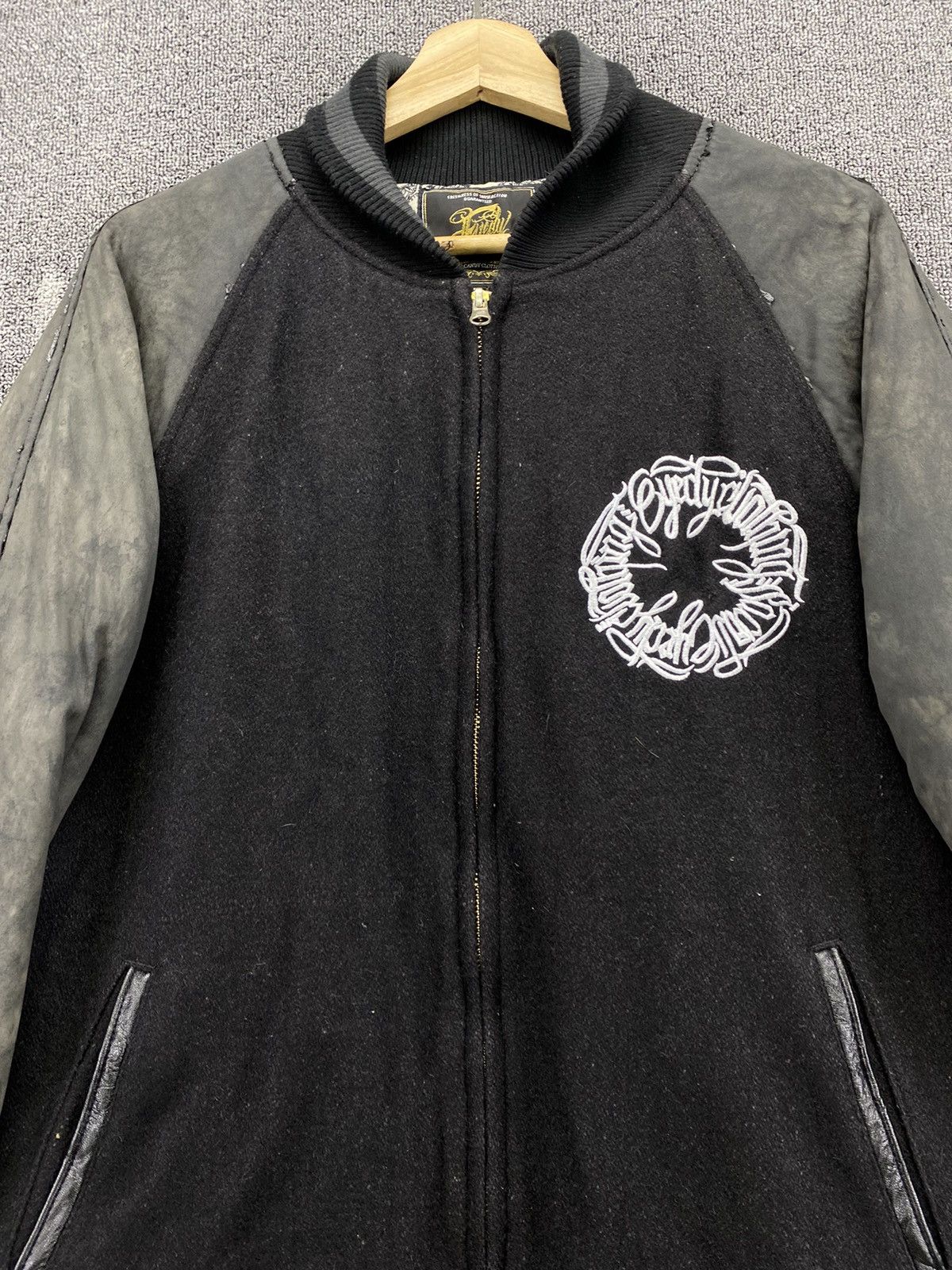 Japanese Brand Vintage Eyecandy Paisley Inspired Wacko Maria Varsity Jacket Size US L / EU 52-54 / 3 - 11 Thumbnail