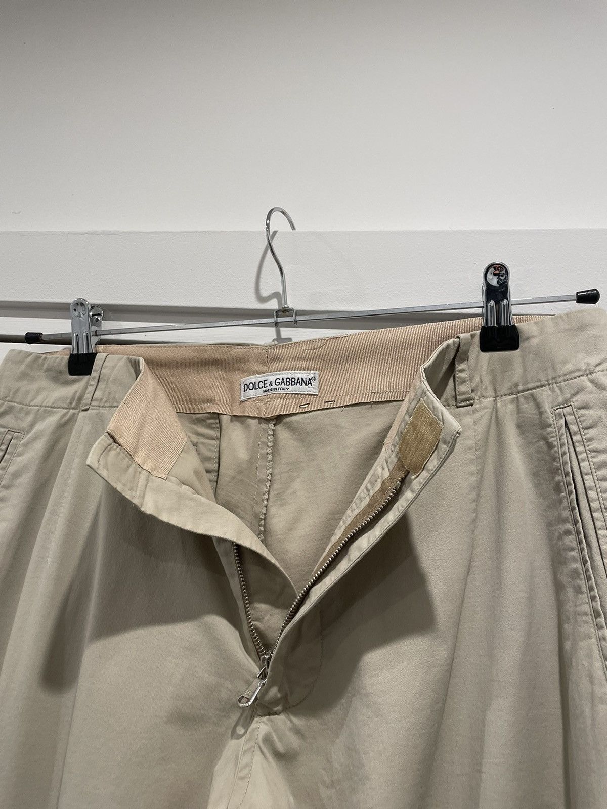 Dolce & Gabbana 2000s Wide Cotton Flight Pants Size US 32 / EU 48 - 5 Thumbnail