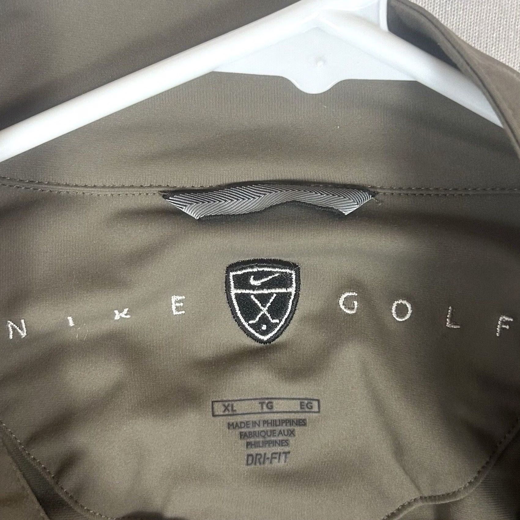 Nike Nike Golf Dri-FIT Windbreaker Pullover Jacket Mens XL Athletic Brown Tan 1/4 Zip Size US XL / EU 56 / 4 - 4 Thumbnail