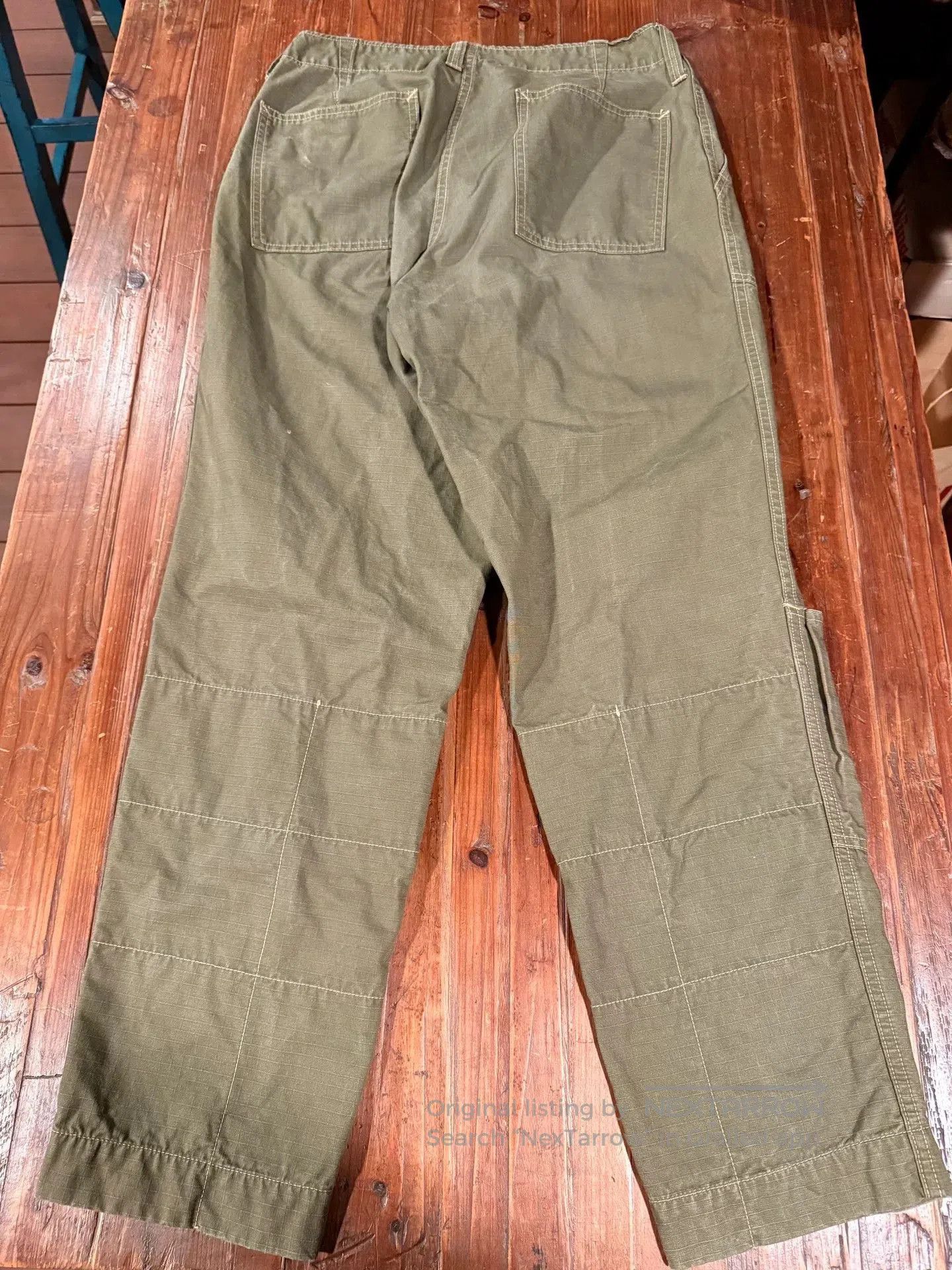 Freewheelers Freewheelers Military Green Cargo Pants. Size US 30 / EU 46 - 2 Thumbnail