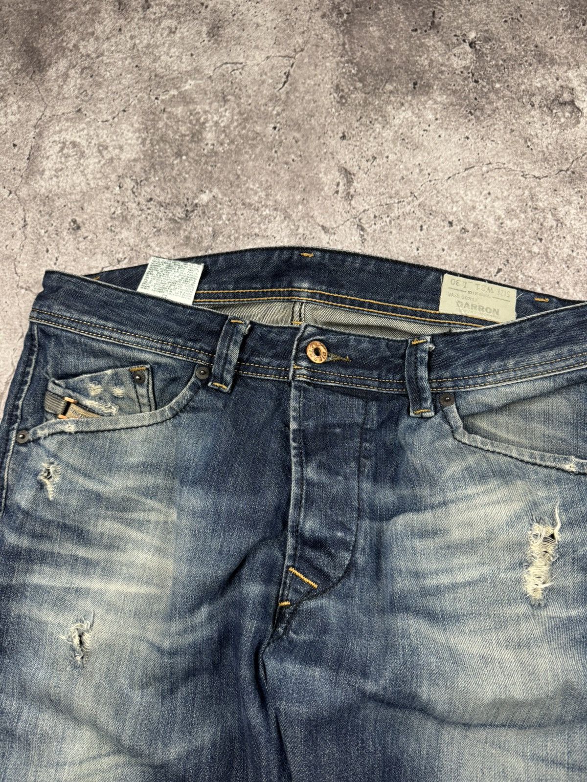 Diesel × Vintage CRAZY FLARED DIESEL JEANS If Six Was Nine japanese style Size US 31 - 10 Thumbnail