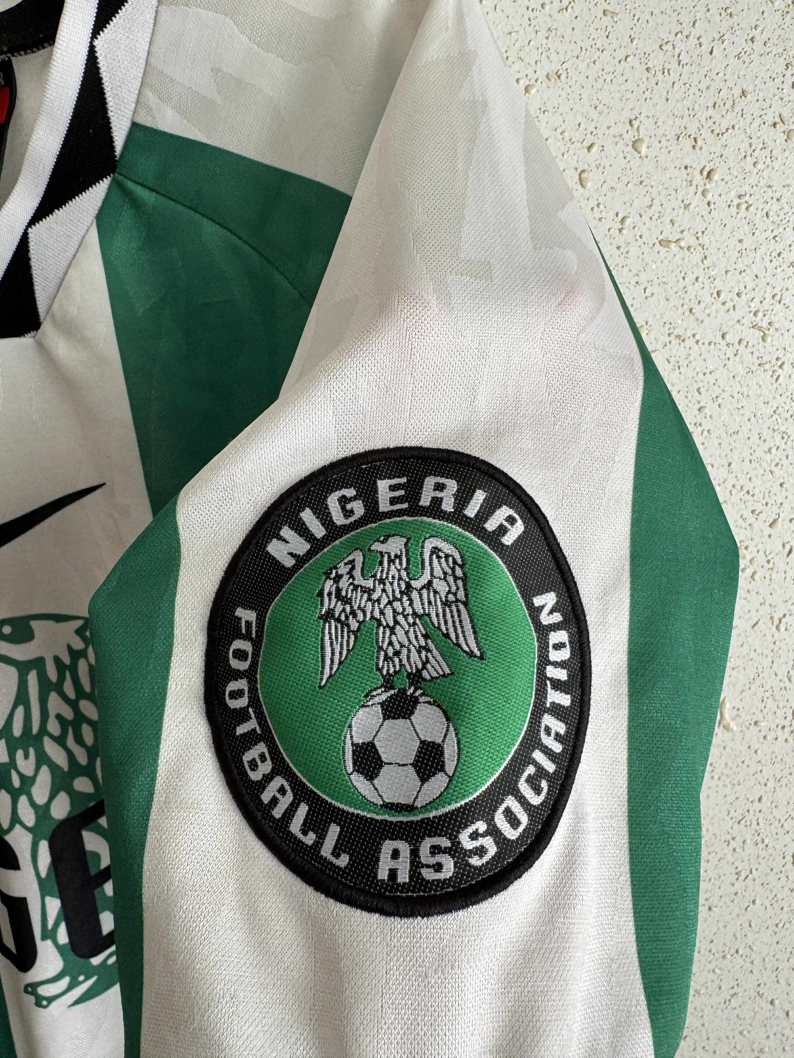 Nike Nigeria 1996/97 Home Shirt Vintage NIKE Size US M / EU 48-50 / 2 - 3 Thumbnail