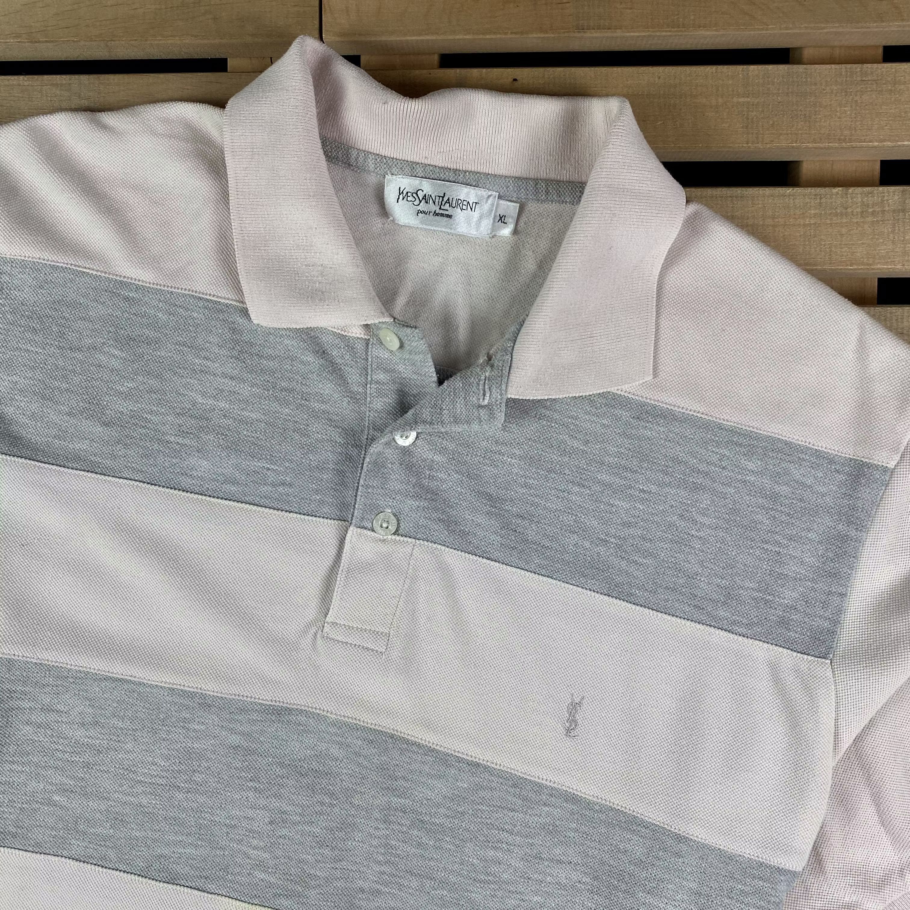 Yves Saint Laurent Mens Polo T-Shirt Yves Saint Laurent Vintage Size XL Size US XL / EU 56 / 4 - 2 Thumbnail