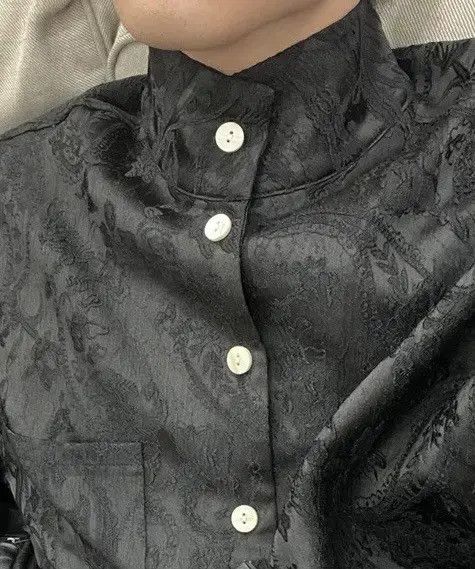 Japanese Brand Mikami x Asada Retro paisley jacquard button up shirt Size US M / EU 48-50 / 2 - 5 Thumbnail