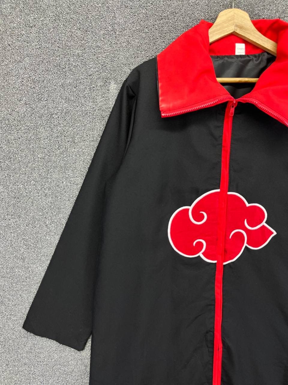 Anime Naruto Akatsuki Japanese Anime Cosplay Long Jacket Size US M / EU 48-50 / 2 - 4 Thumbnail