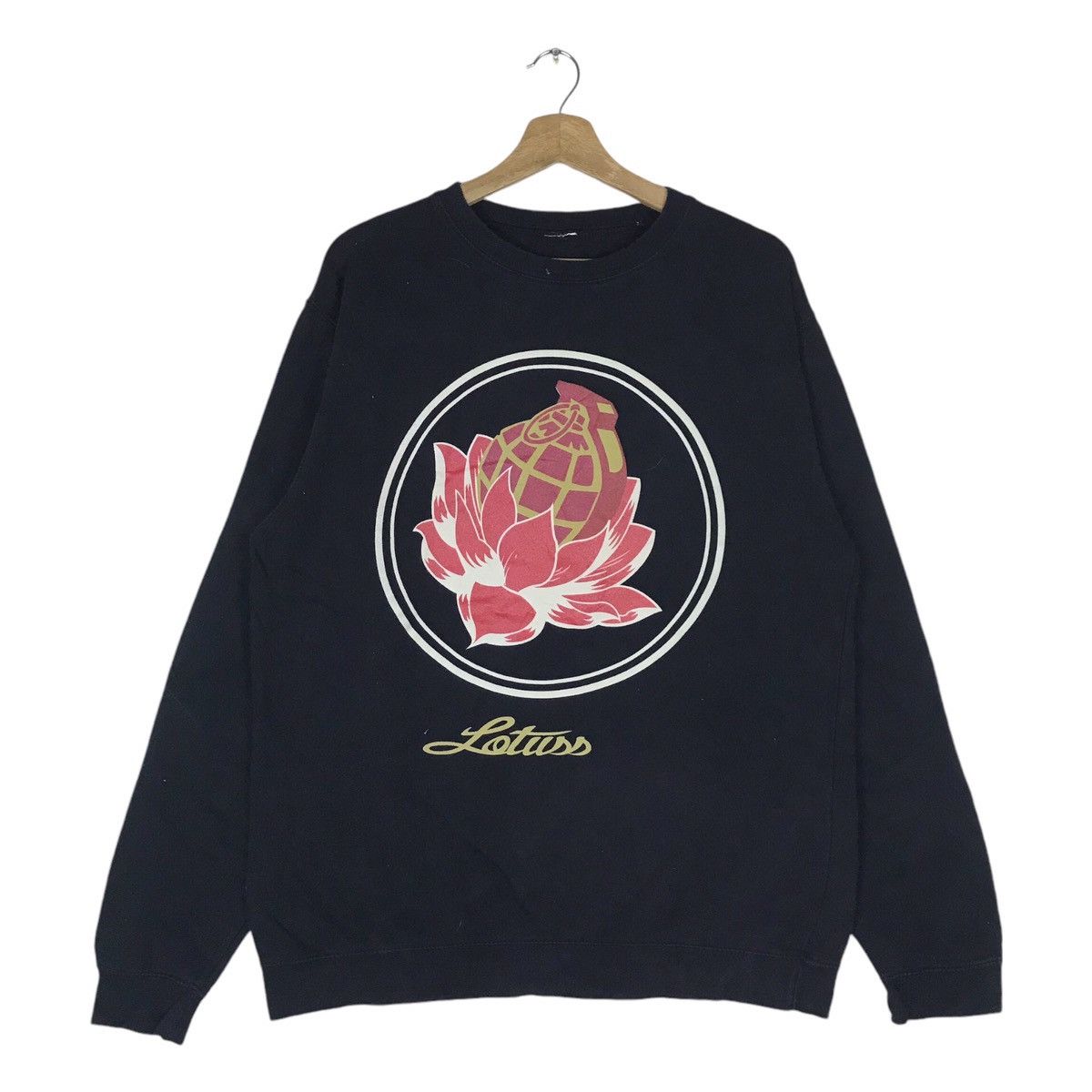 Lotus Shoes Vintage Lotus Pullover Jumper Sweatshirt Size US L / EU 52-54 / 3 - 1 Thumbnail