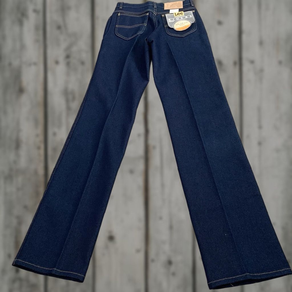 Lee VINTAGE LEE RIDERS JEANS MENS 30x36 REGULAR FIT STRAIGHT LEG DENIM USA MADE Blue 5-Pocket DESIGN Denim Workwear USA Mens Regular Jeans Lee Riders Size US 30 / EU 46 - 1 Thumbnail