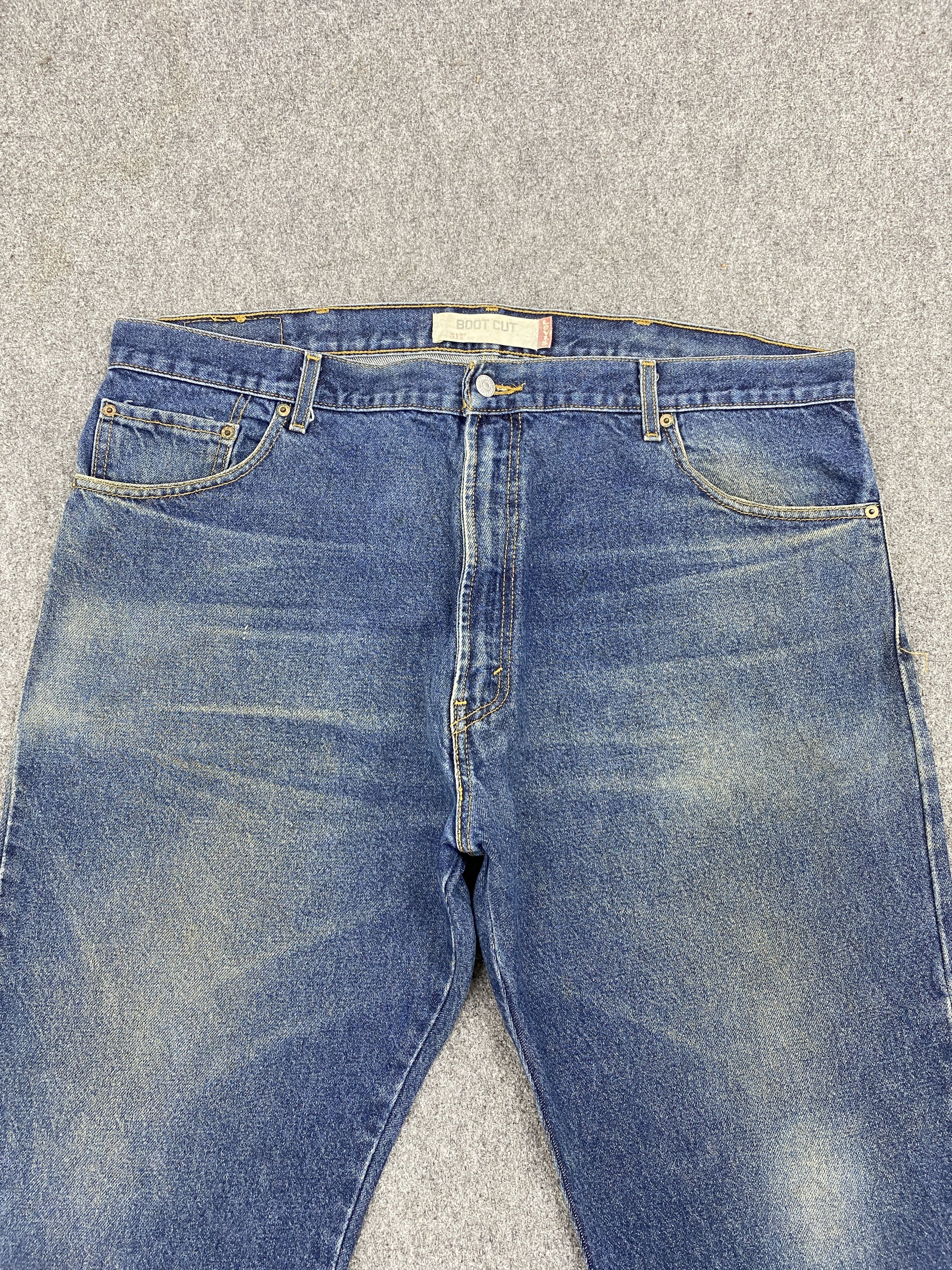 Levi's Distressed Vintage Levis 517 Flared Bootcut Denim DP2607 Size US 42 / EU 58 - 2 Thumbnail
