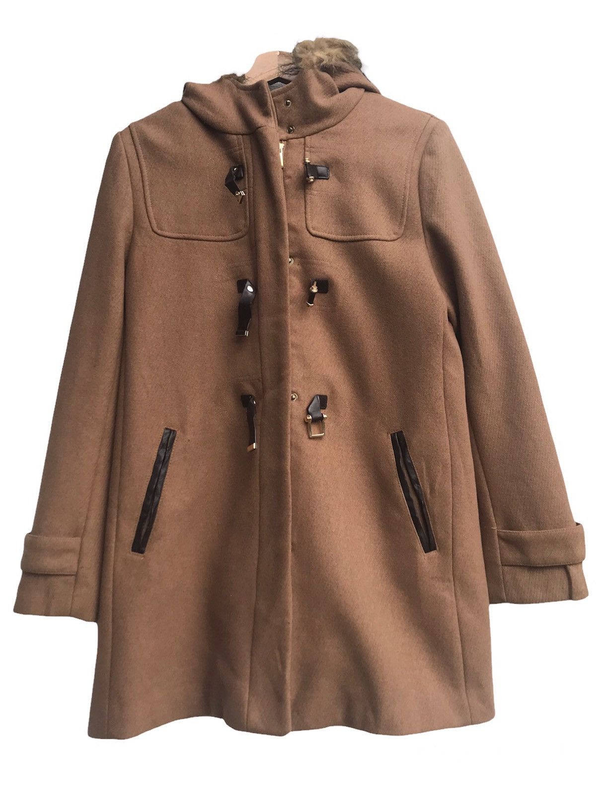 Cole Haan Wool Duffle Coat