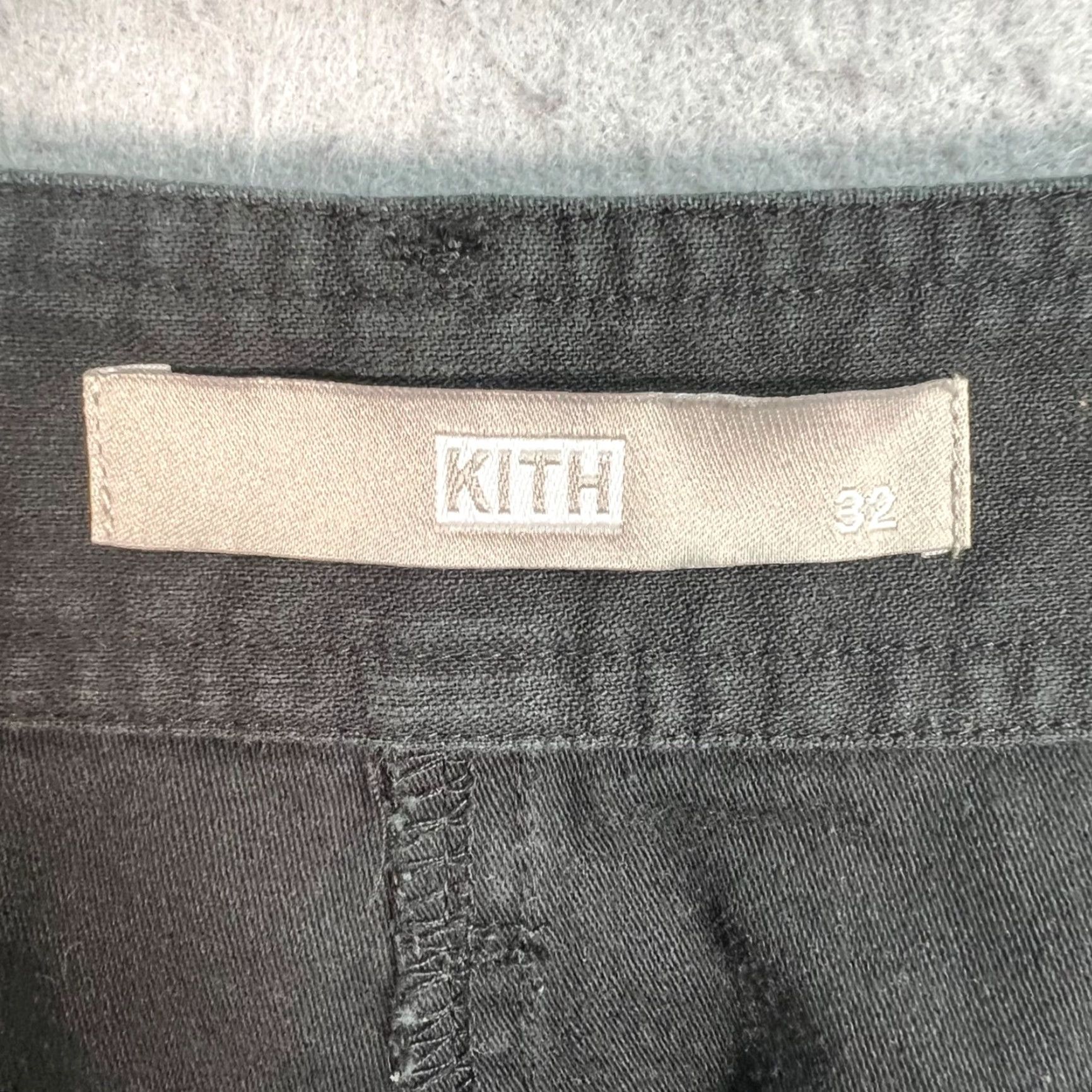 Kith Kith Mens Pants Cargo Wide Leg Size 32 Black Cotton Blend Size US 32 / EU 48 - 3 Thumbnail