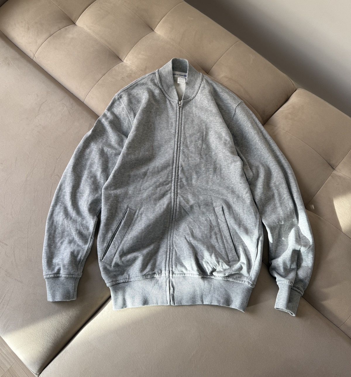 Comme des Garcons Comme des Garçons SHIRT x KAWS Zip-Up Sweatshirt Jacket Grey Size US M / EU 48-50 / 2 - 4 Thumbnail