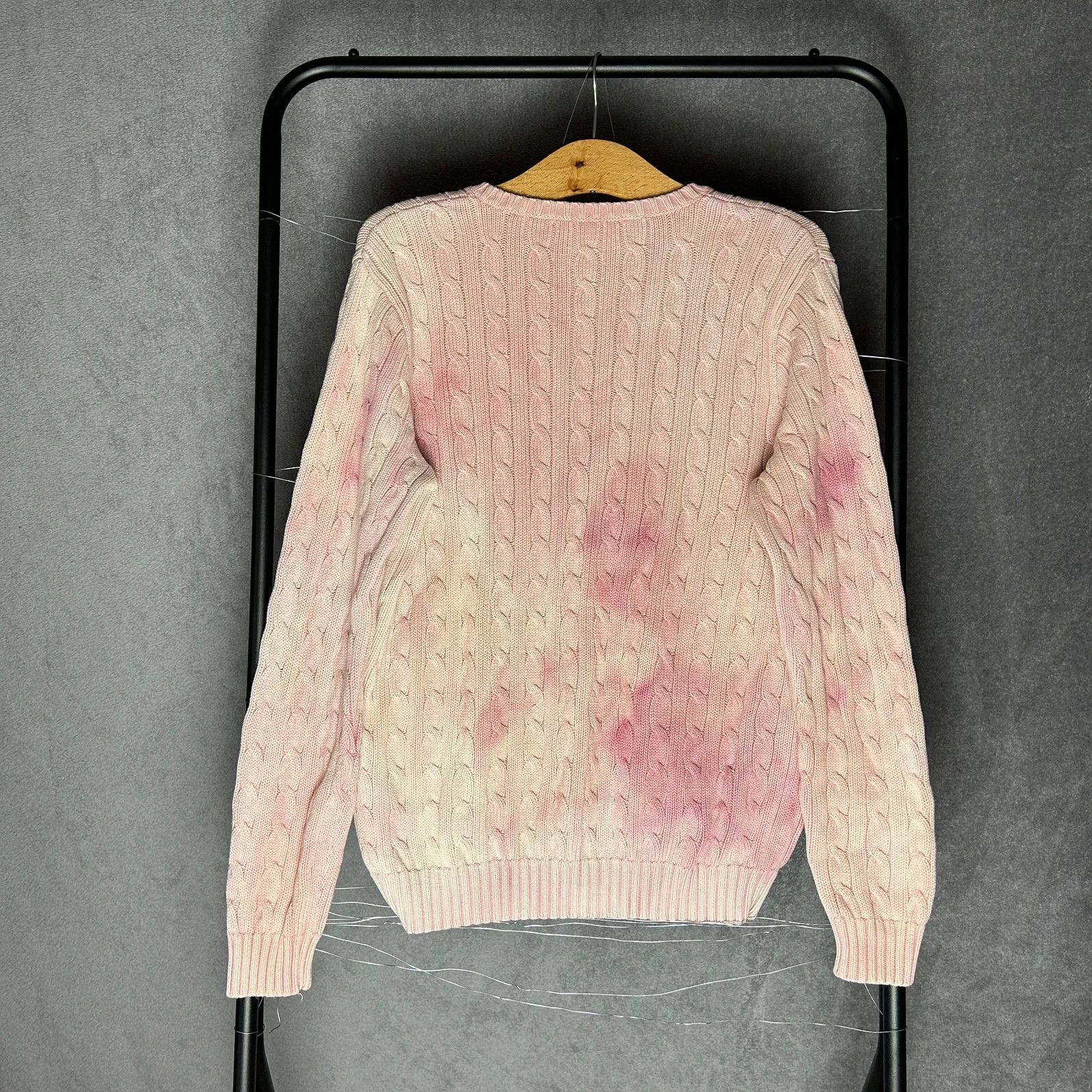 Designer × Polo Ralph Lauren × Ralph Lauren Polo Ralph Lauren v-neck knitwear tie die mini logo pony Size XL / US 12-14 / IT 48-50 - 2 Thumbnail