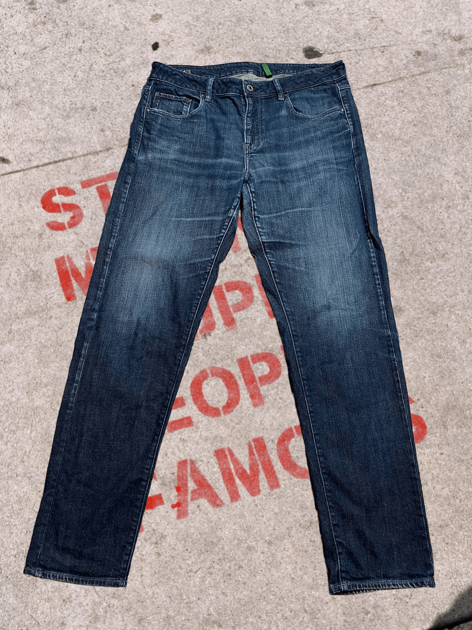 G-Star G Star Raw Denim Jeans Blue Kate Boyfriend Jeans Size US 30 / EU 46 - 1 Thumbnail