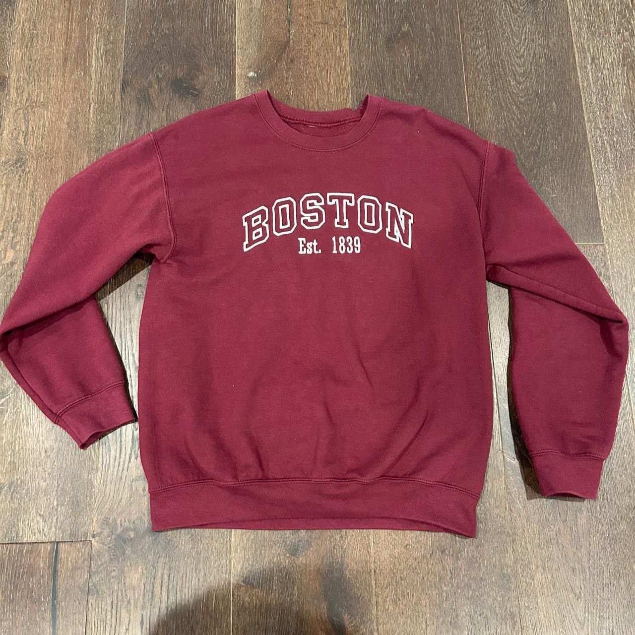 Other Boston Crewneck Sweatshirt (Maroon) Mens size Medium Size US M / EU 48-50 / 2 - 1 Thumbnail