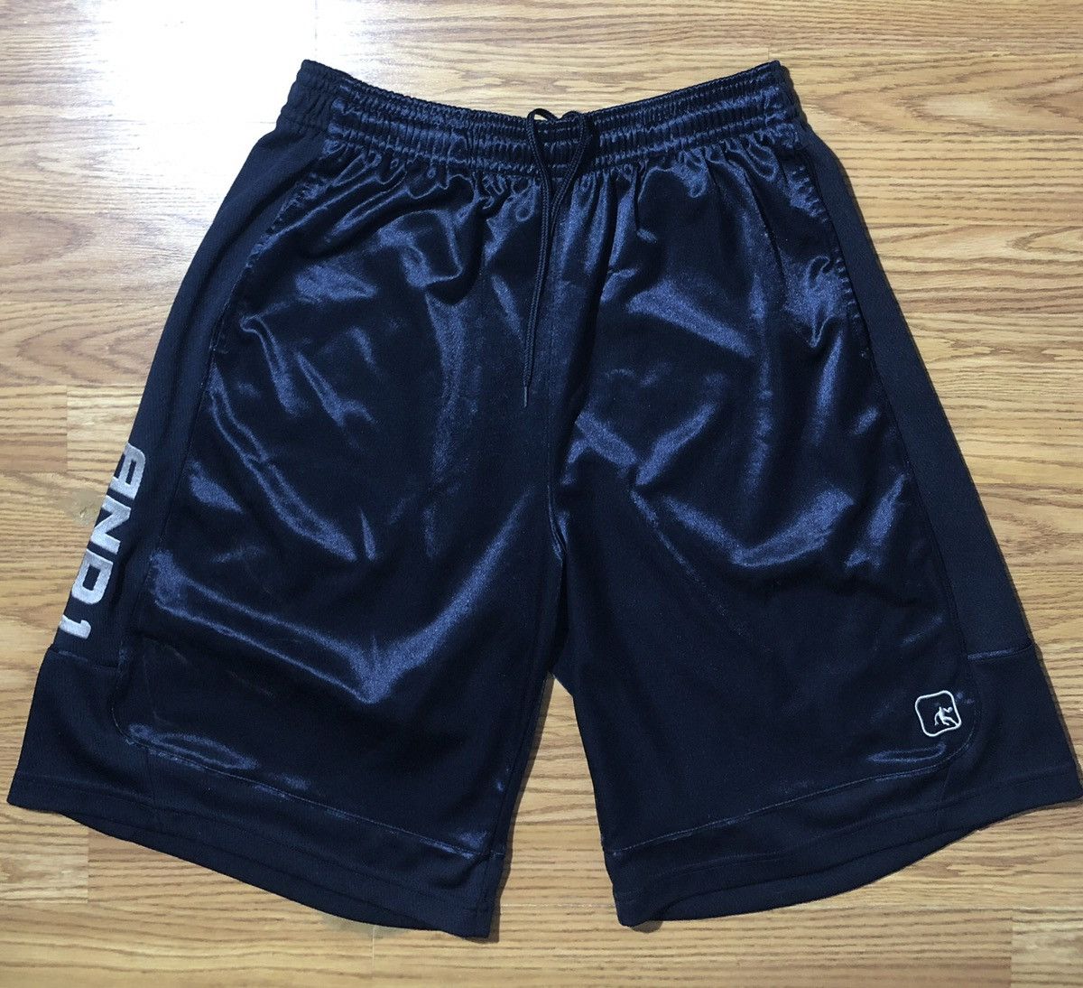 Jordan Brand Vintage 90s AND 1 Mens XL Basketball Shorts Navy Blue Size US 34 / EU 50 - 9 Thumbnail