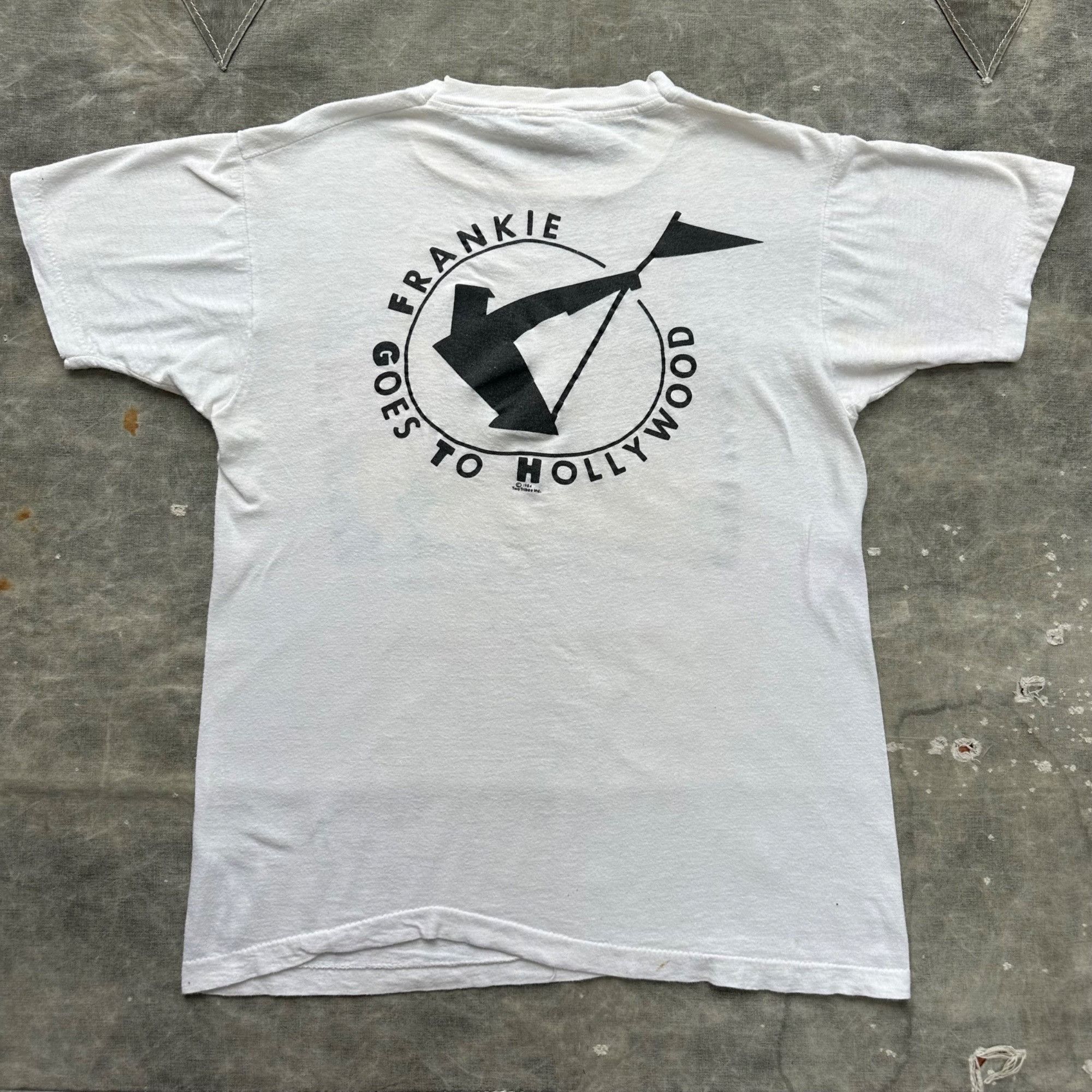 Vintage Vintage 1984 Frankie Goes To Hollywood New Wave Rock Tour Co Size US M / EU 48-50 / 2 - 5 Thumbnail