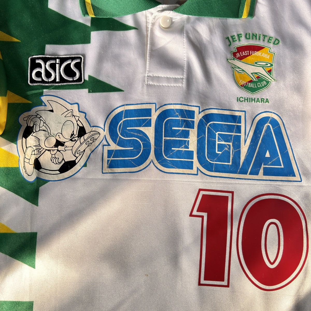 Asics Asics 1993-94 Jef United Away Jersey #10 8/10 Size US M / EU 48-50 / 2 - 7 Thumbnail