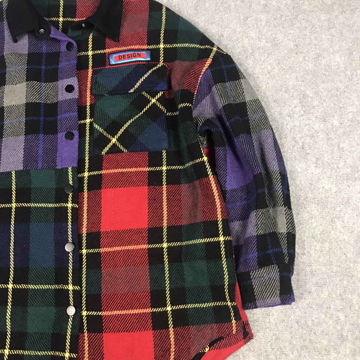 Designer × Flannel × Japanese Brand DESIGN FLANNEL SNAP BUTTON JACKET Size US M / EU 48-50 / 2 - 5 Thumbnail