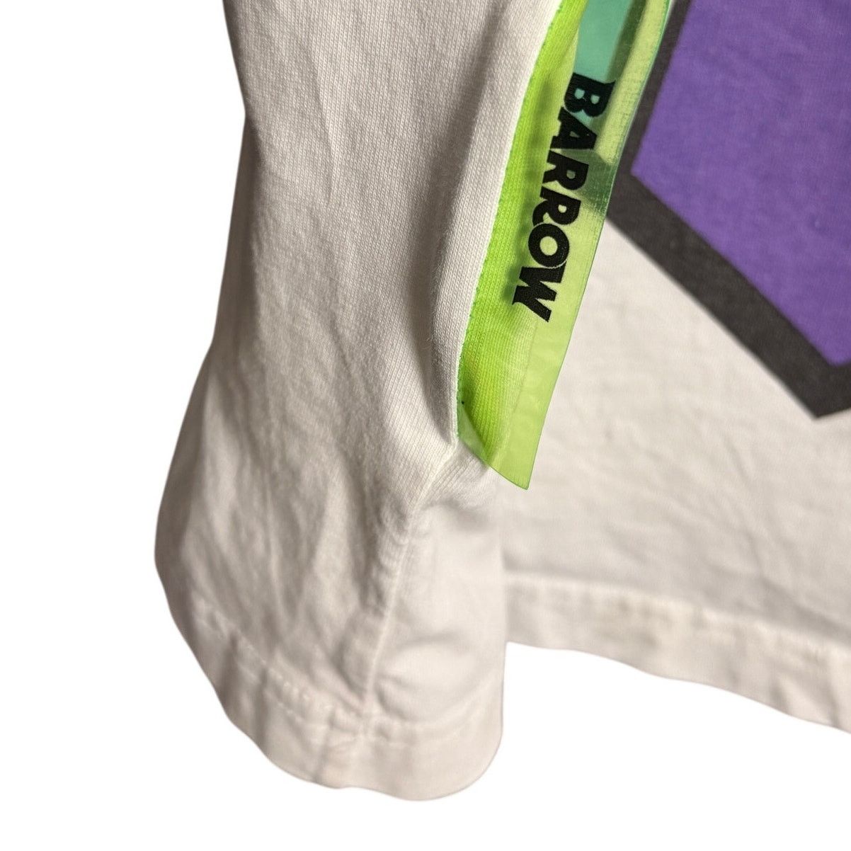 Barrow Barrow Heart Rainbow White Cotton Graphic Streetwear T-Shirt Size US L / EU 52-54 / 3 - 7 Thumbnail