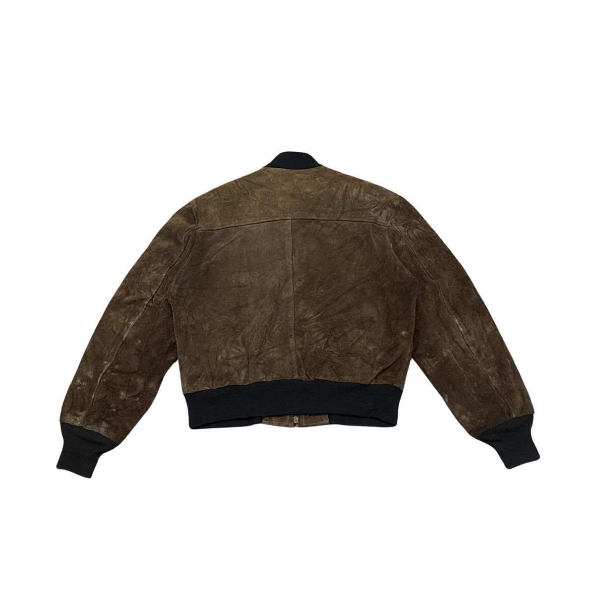 Schott Vintage Schott NYC Made in USA Suede Leather Bomber Jacket Size US M / EU 48-50 / 2 - 11 Thumbnail